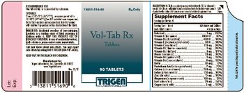 Trigen Laboratories Vol-Tab Rx - supplement