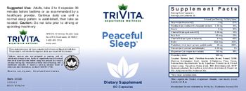 TriVita Peaceful Sleep - supplement