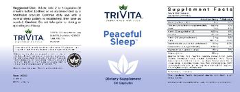 TriVita Peaceful Sleep - supplement