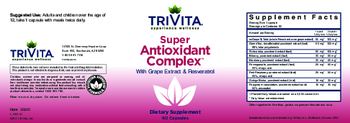 TriVita Super Antioxidant Complex With Grape Extract & Resveratrol - supplement