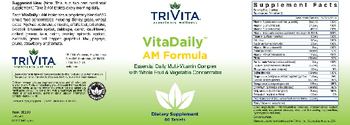TriVita VitaDaily AM Formula - supplement
