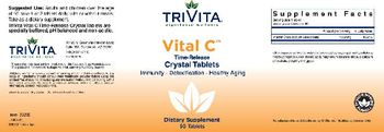 TriVita Vital C Time-Release Crystal Tablets - supplement
