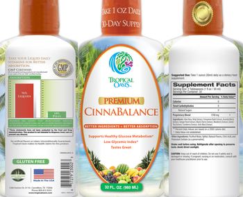 Tropical Oasis CinnaBalance - supplement