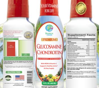 Tropical Oasis Glucosamine Chondroitin - supplement