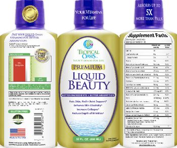 Tropical Oasis Liquid Beauty - supplement