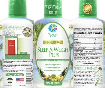 Tropical Oasis Sleep-a-Weigh Plus - supplement