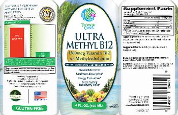 Tropical Oasis Ultra Methyl B12 Great Tasting Strawberry Flavor - supplement