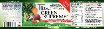 Tru Body Wellness Green Supreme Berry Flavored Powder With Goji & Acai - 