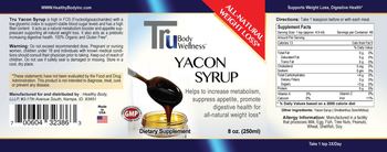 Tru Body Wellness Yacon Syrup - supplement