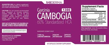 TruDerma Garcinia Cambogia - supplement