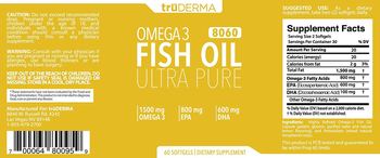 TruDerma Omega 3 Fish Oil Ultra Pure - supplement