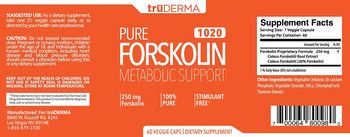 TruDerma Pure Forskolin - supplement