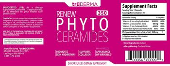 TruDerma Renew Phyto Ceramides - supplement