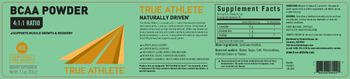 True Athlete BCAA Powder 4:1:1 Ratio - supplement