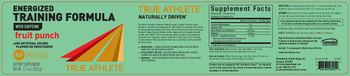 True Athlete Energized Training Formula Fruit Punch - supplement