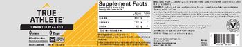 True Athlete Fermented BCAA 4:1:1 - supplement