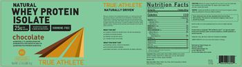 True Athlete Natural Whey Protein Isolate 25 g Chocolate - 
