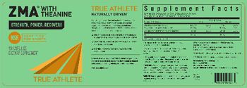 True Athlete ZMA With Theanine - supplement