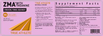 True Athlete ZMA with Theanine - supplement