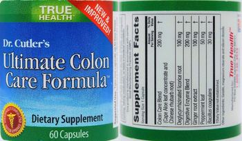 True Health Dr. Cutler's Ultimate Colon Care Formula - supplement
