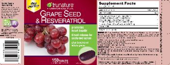 TruNature Grape Seed & Resveratrol - supplement