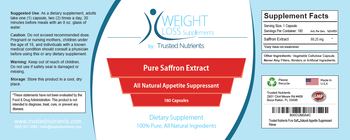 Trusted Nutrients Pure Saffron Extract - supplement