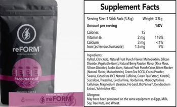 TruVision reFORM Passion Fruit - supplement