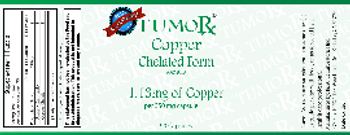 TumoRx Copper Chelated Form Formula - 