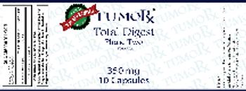 TumoRx Total Digest Phase Two Formula 350 mg - 