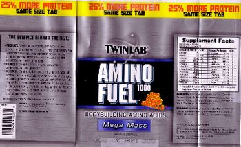 Twinlab Amino Fuel 1000 - supplement