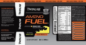 Twinlab Amino Fuel Orange Rush - supplement