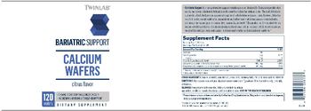 Twinlab Bariatric Support Calcium Wafers Citrus Flavor - supplement