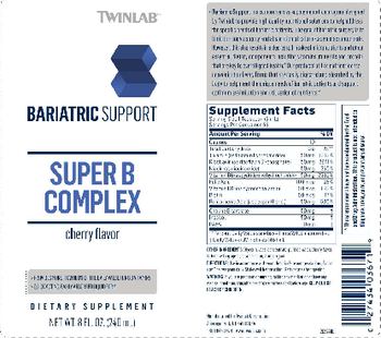 Twinlab Bariatric Support Super B Complex Cherry Flavor - supplement