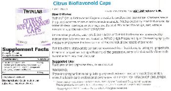 Twinlab Citrus Bioflavonoid Caps - supplement