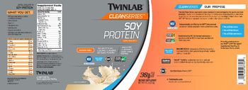 Twinlab CleanSeries Soy Protein Unflavored - supplement