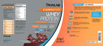 Twinlab CleanSeries Whey Protein Isolate Chocolate Flavored Perfection - supplement