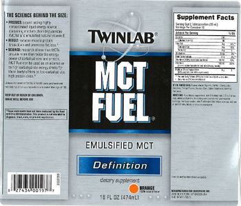 Twinlab MCT Fuel Orange - supplement