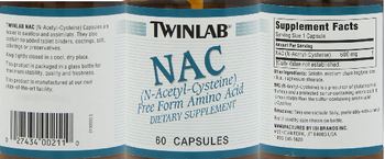 Twinlab NAC (N-Acetyl-Cysteine) - supplement