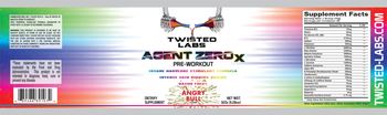Twisted Labs Agent Zero X Angry Bull Flavor - supplement