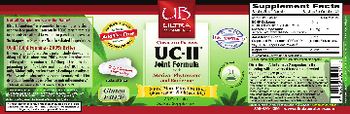 UB Ultra Botanicals UC-11 Joint Formula - supplement