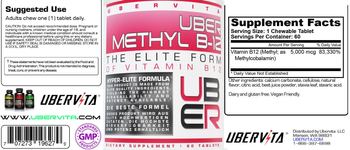 Ubervita Uber Methyl B-12 - supplement