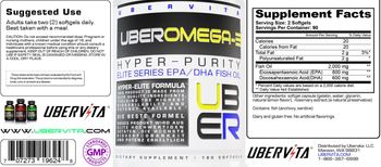 Ubervita Uber Omega-3 - supplement