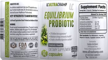 UC UltraChamp Equilibrium Probiotic - supplement