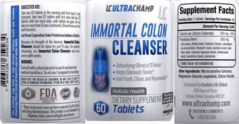 UC UltraChamp Immortal Colon Cleanser - supplement