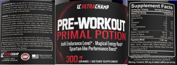 UC UltraChamp Pre-Workout Primal Potion - supplement