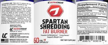 UC UltraChamp Spartan Shredding Fat Burner - supplement