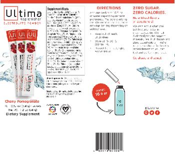 Ultima Ultima Replenisher Electrolyte Powder Cherry Pomegranate - supplement