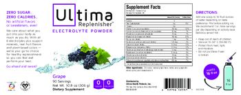 Ultima Ultima Replenisher Grape - supplement