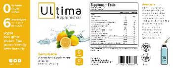 Ultima Ultima Replenisher Lemonade - electrolyte supplement