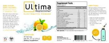 Ultima Ultima Replenisher Lemonade - supplement